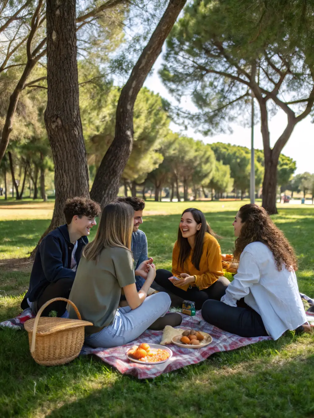 A picture of community members gathered for a picnic, emphasizing the social events organized by AMICALE PROPRIETAIRES ST SETIERS EST.